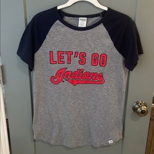 PINK Victoria's Secret Cleveland Indians tee size medium